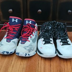 2 Steph Curry Under Armour basketball shoes 5.5
